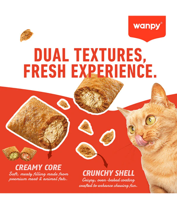 Wanpy Crunchy Pockets Catnip 60g